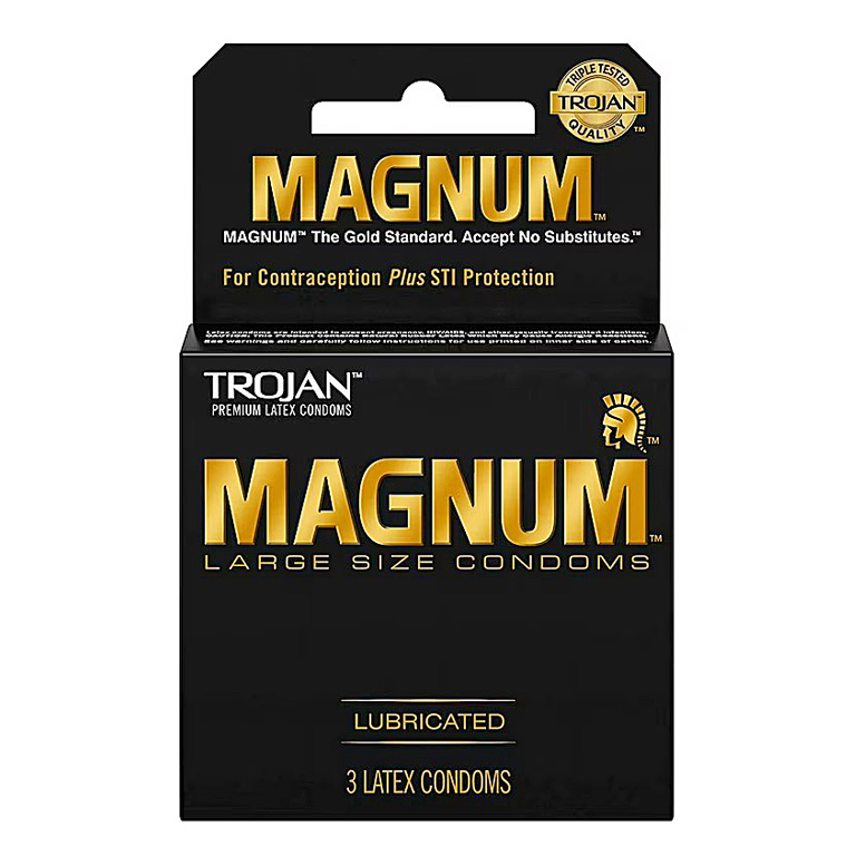 Trojan Magnum Condoms | 3 pack | 6 Count Display | Large Regular product image